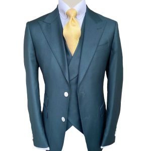 Snob Group Three Piece Suit English Green